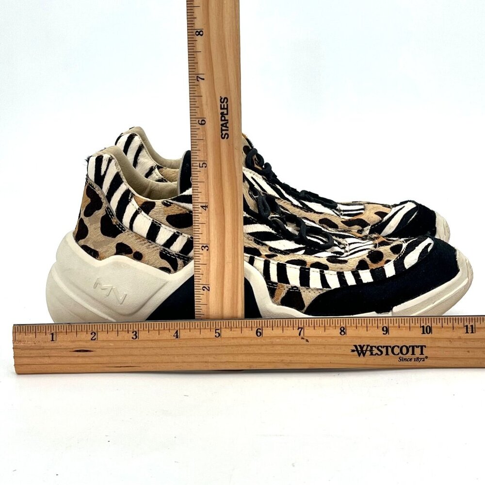 Mark Nason Los Angeles Neo Block Mix Up Animal Print Sneakers Shoes Womens 8.5 - Picture 15 of 16